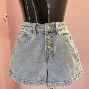 High Waisted jean shorts
